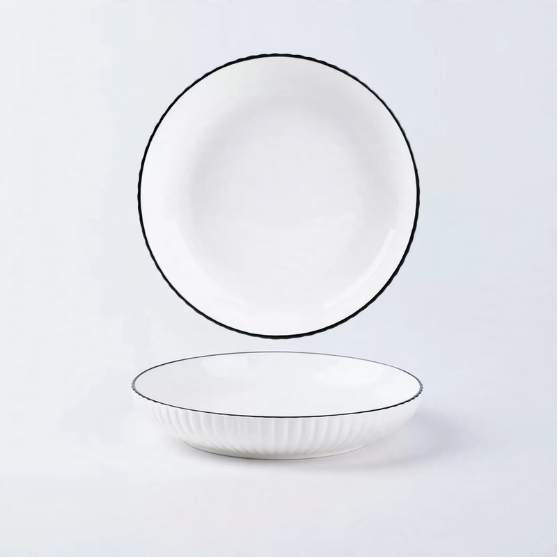 Ceramic dining set, Japanese style, various sizes