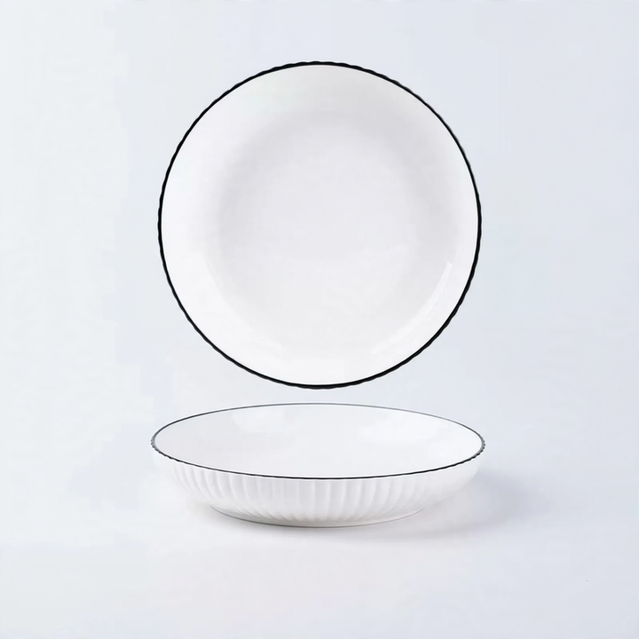 Ceramic dining set, Japanese style, various sizes