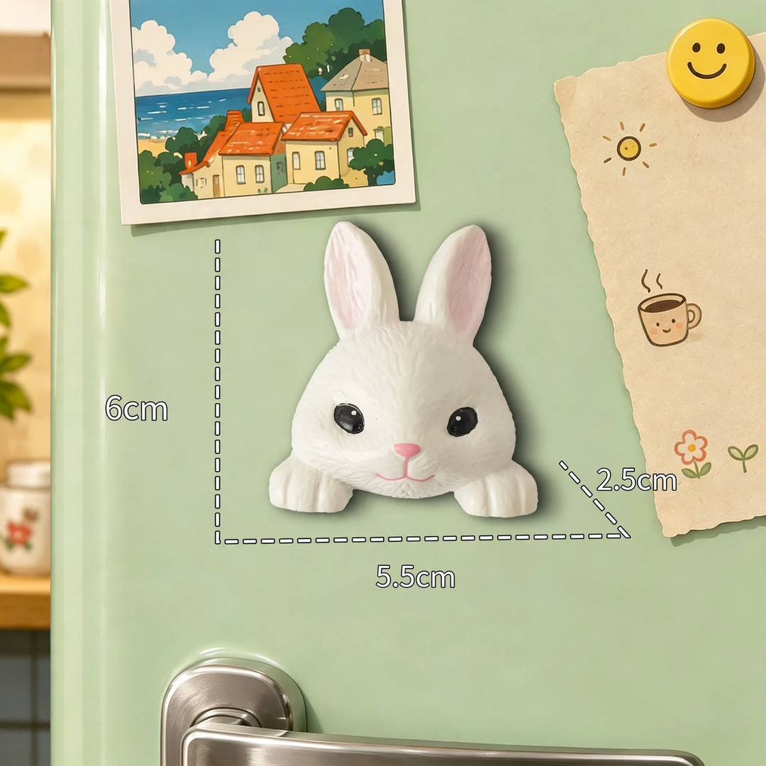 3D-tier magnets made of resin, cute designs
