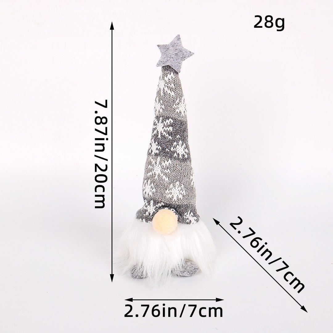 Bright Christmas Elf Figure with Sequins