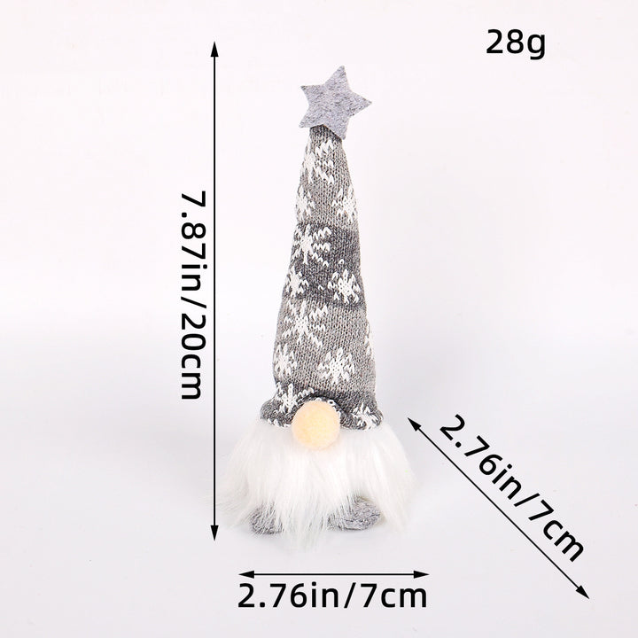 Bright Christmas Elf Figure with Sequins