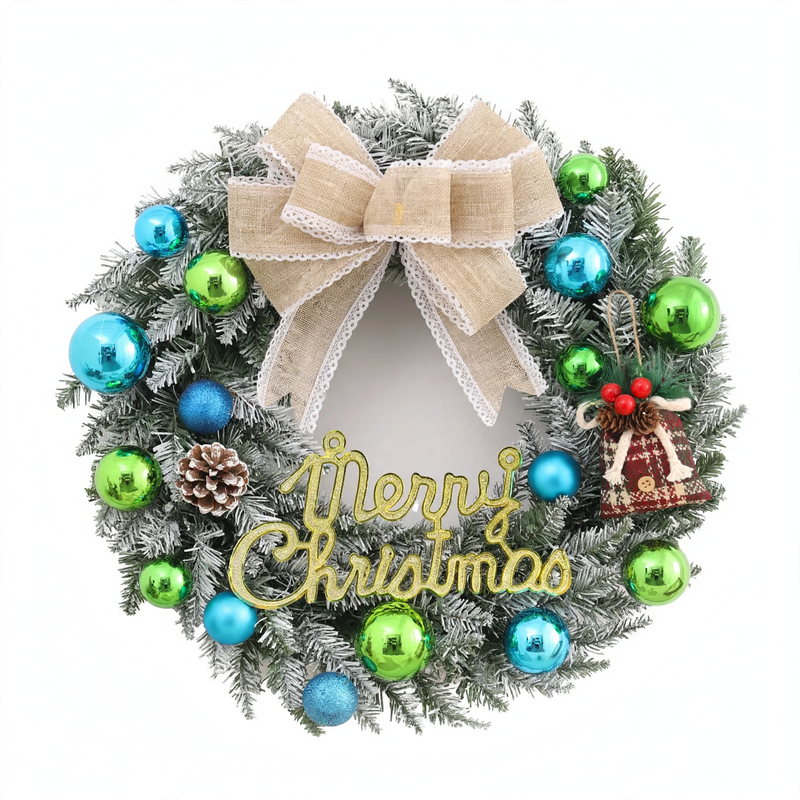 Christmas wreath, PVC, various sizes