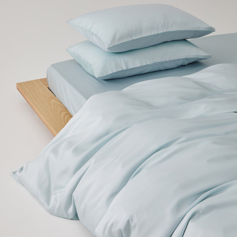 Bedding set, 4-piece, Lyocell, Solid color