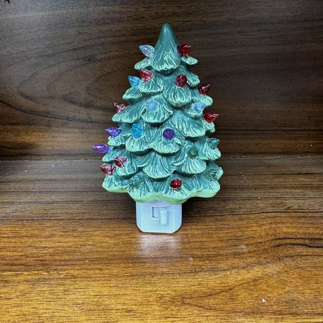 Decorative night light made of resin