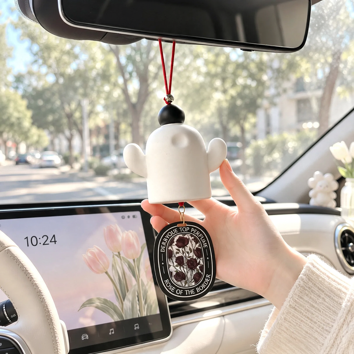Cactus car air freshener with fragrance function, triangular