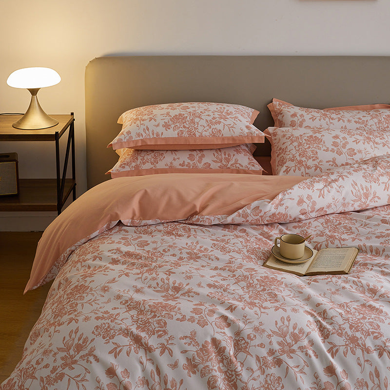 Bedding set, 100S, fluffy, floral pattern