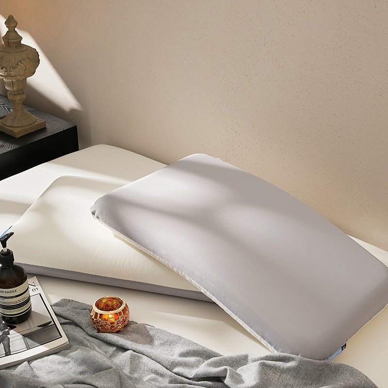 Viscoelastic pillow with memory foam