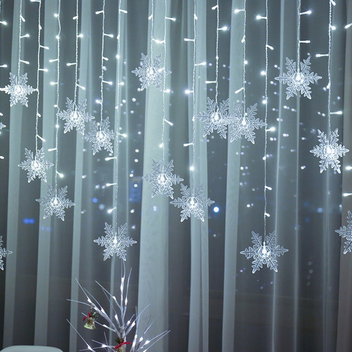 LED curtain lights with various motifs