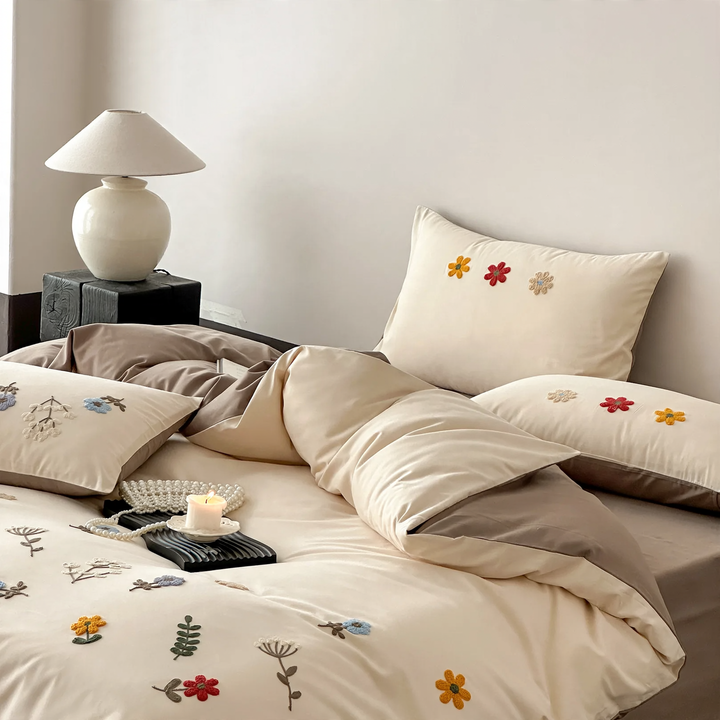Long-staple-cotton-bed-linens, 4-piece