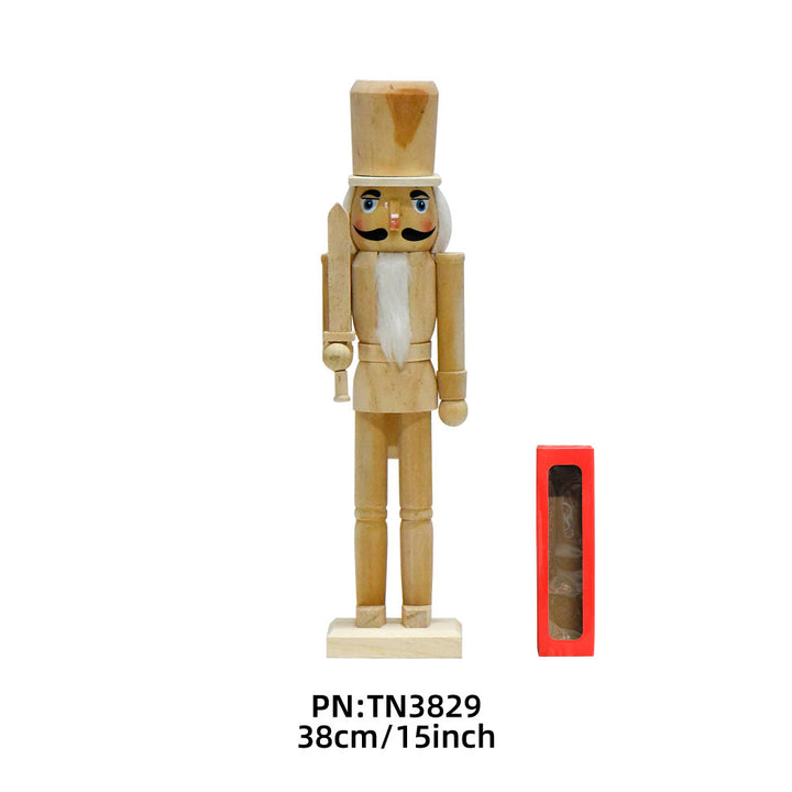 Nutcracker blank made of hardwood, 38 cm