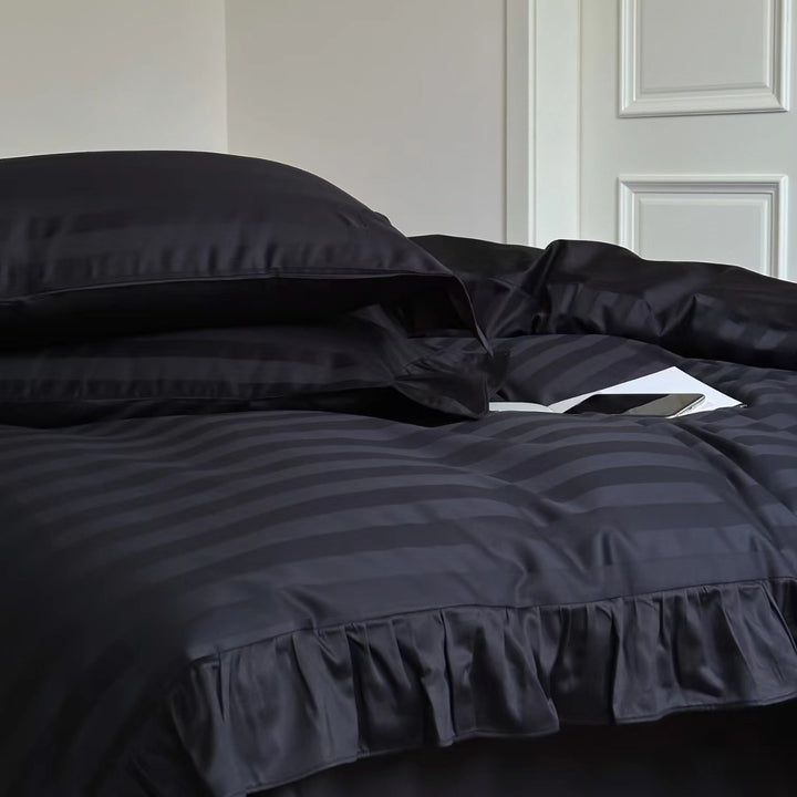 French Long Staple Cotton Bedding Set, 4-Piece