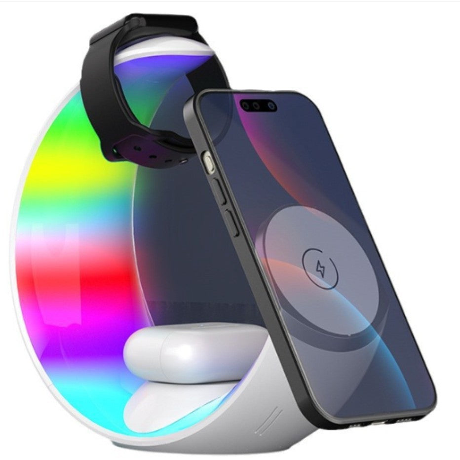 3-in-1 Magnetic Charging Station with Night Light