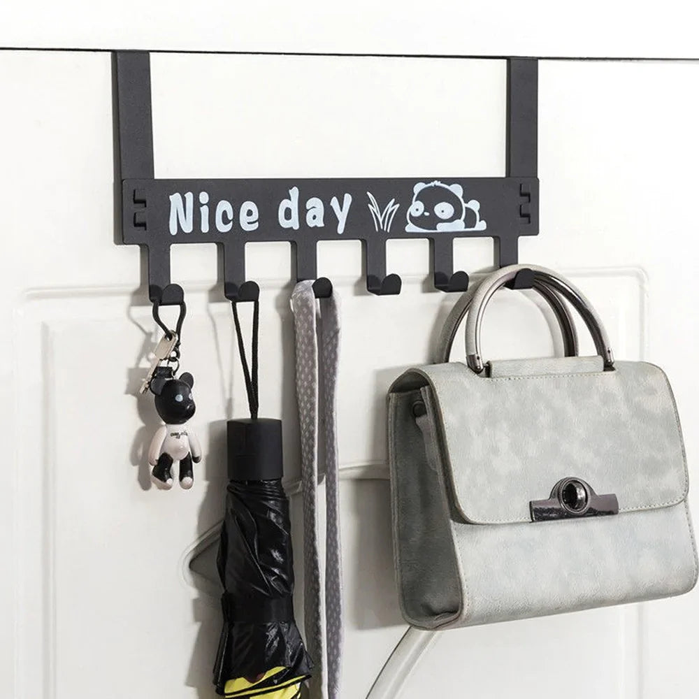 6 Hooks Nice Day Metal Hooks Door Hanger Stornfield