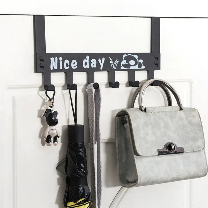 6 Hooks Nice Day Metal Hooks Door Hanger Stornfield