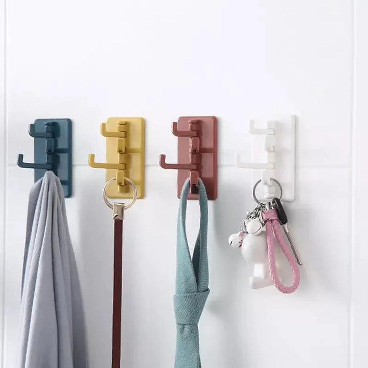 360 Rotary Self-Adhesive 4-Wall Hooks Stornfield