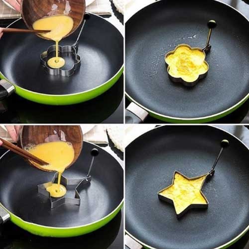 Egg Molds Stainless Steel 4-Piece Set For Kitchen Stornfield