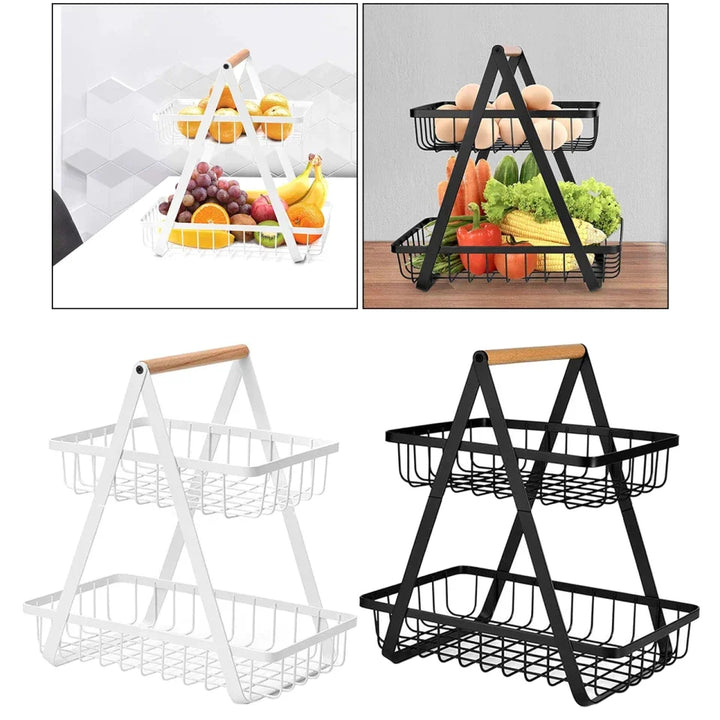 2-TIER METAL FRUIT BASKET Stornfield