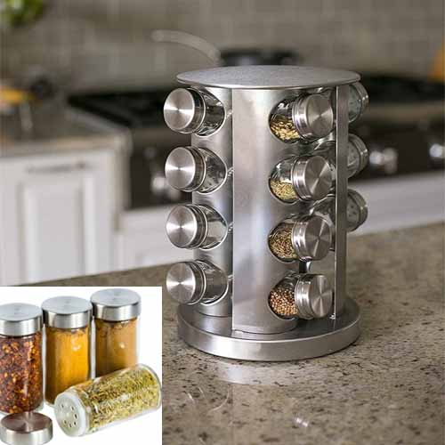 Spice Carousel 16 Bottles Revolving Stornfield