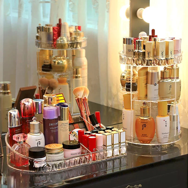 360 Rotating Makeup Beauty Organizer Stornfield