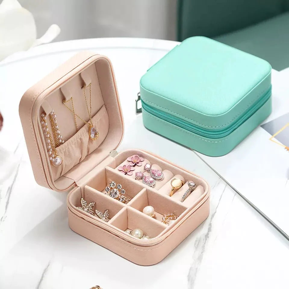 Portable Jewellery Box Organizer Travel Jewelry Storage Case for Earrings Necklace Stornfield