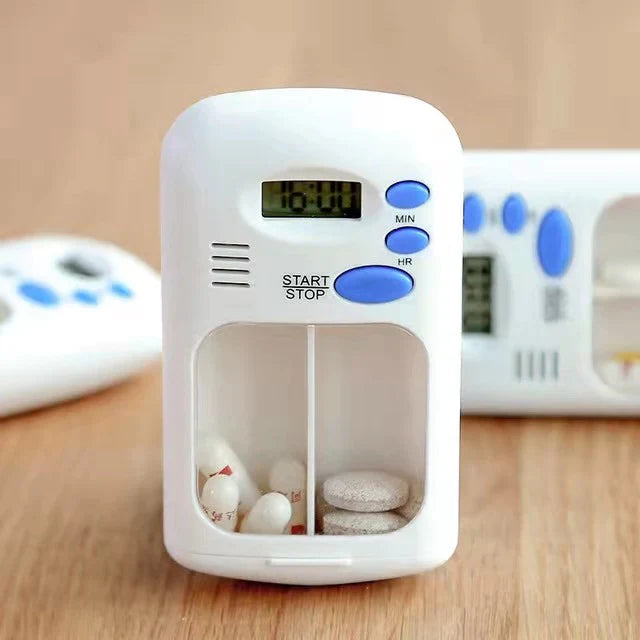 Pill Storage Case With Alarm Timer Clock Stornfield