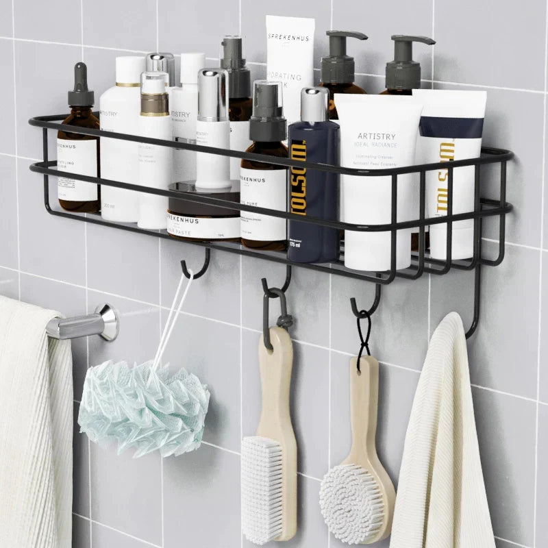 Iron Bathroom Hanging Shelf Wall Mounted Stornfield