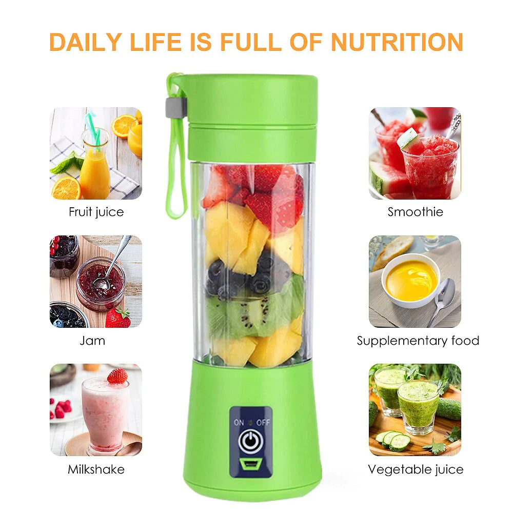 Portable Rechargeable Travel Juicer Blender 6 Blade Stornfield