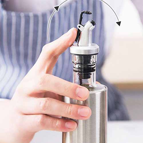 Bouteille Huile et Vinaigre 300 ML Acier Verre Stornfield