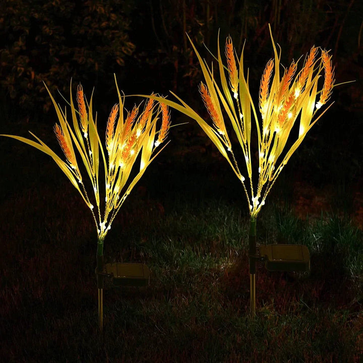 2-piece pack solar wheat ear lights Stornfield