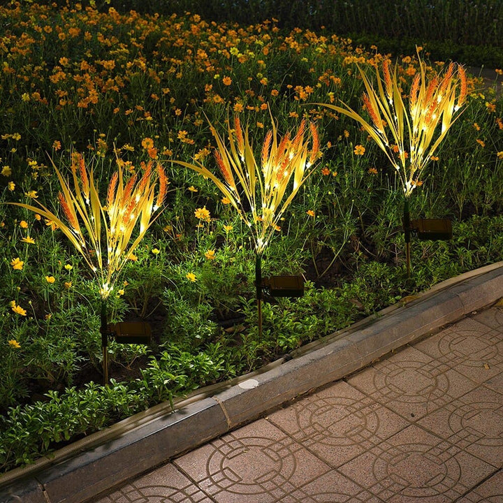 2-piece pack solar wheat ear lights Stornfield