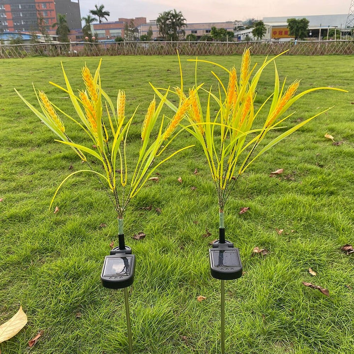 2-piece pack solar wheat ear lights Stornfield