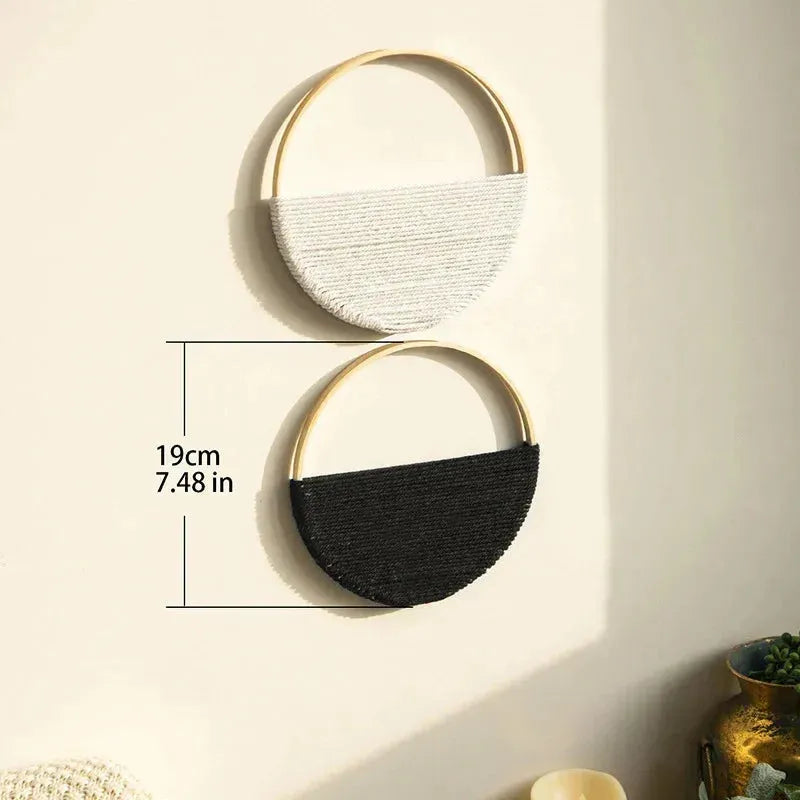 Stornfield | Willowloop – Circular Macrame Wall Hanging with Symmetrical Design