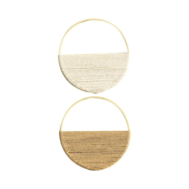 Stornfield Circular Macrame Wall Decor with Symmetrical Design
