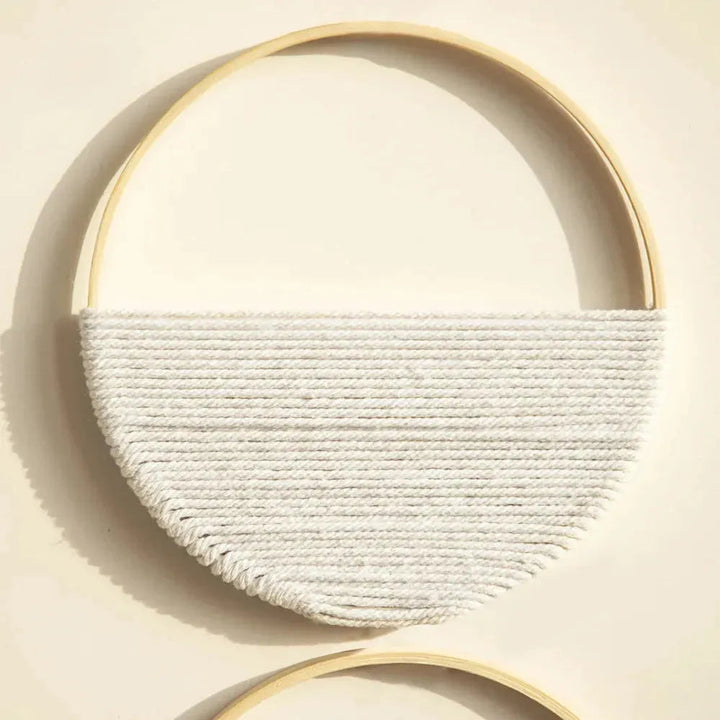 Stornfield Circular Macrame Wall Decor with Symmetrical Design