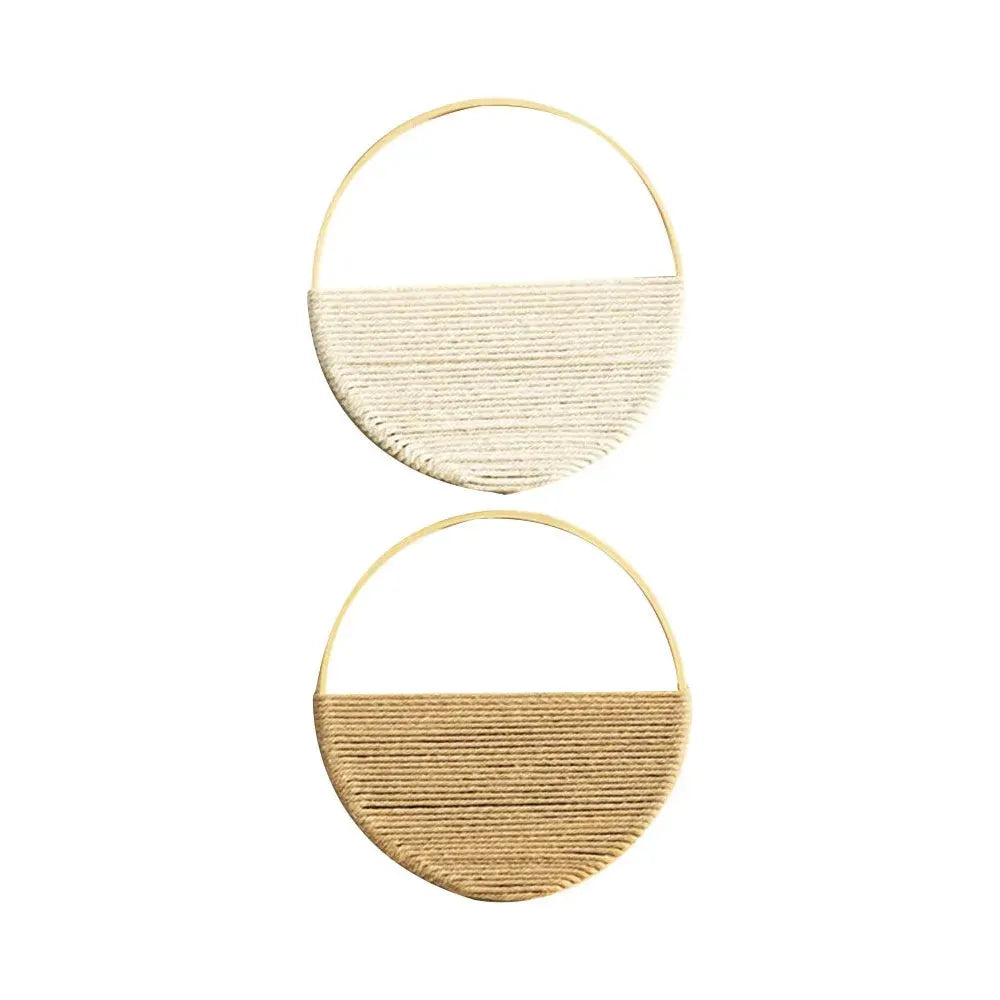 Stornfield | Willowloop – Circular Macrame Wall Hanging with Symmetrical Design