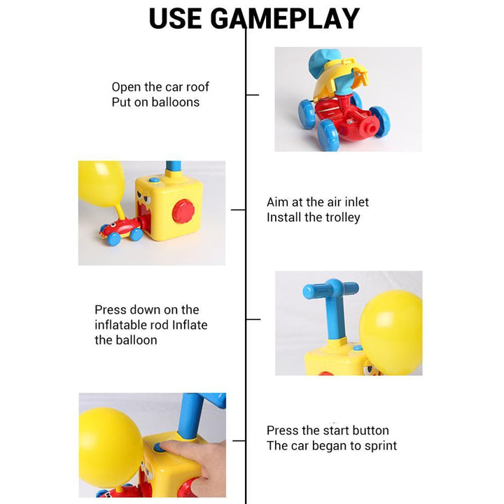 2 in 1 Balloon Launcher & Car Toy | Stornfield