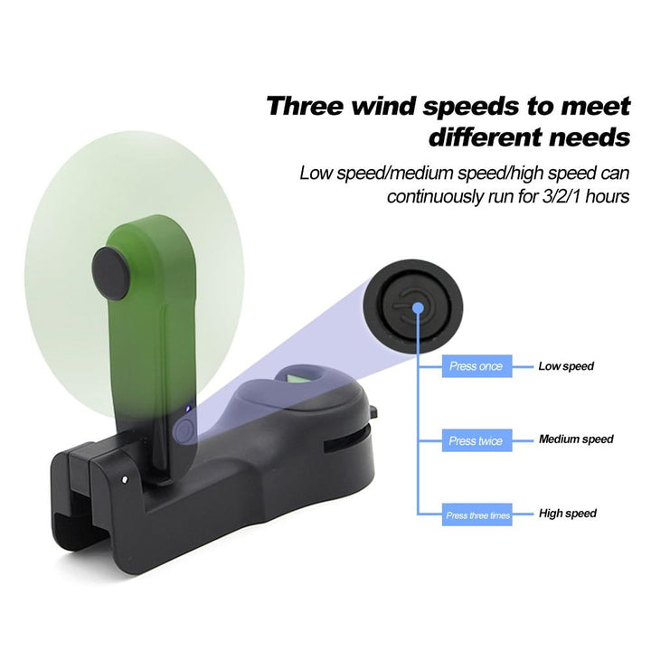 2 in 1 Car Headrest Hook with Fan | Stornfield