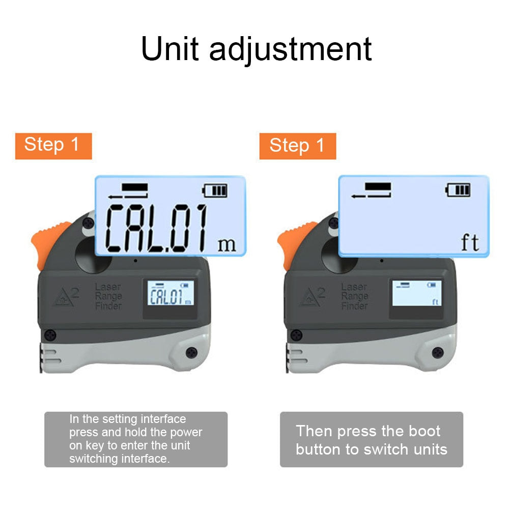 2 in 1 Laser Tape Measure | Stornfield