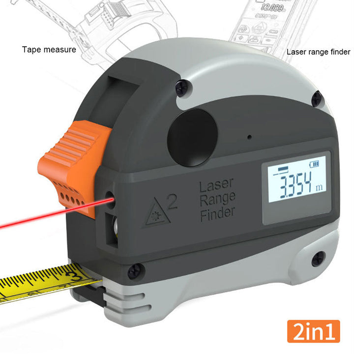 2 in 1 Laser Tape Measure | Stornfield