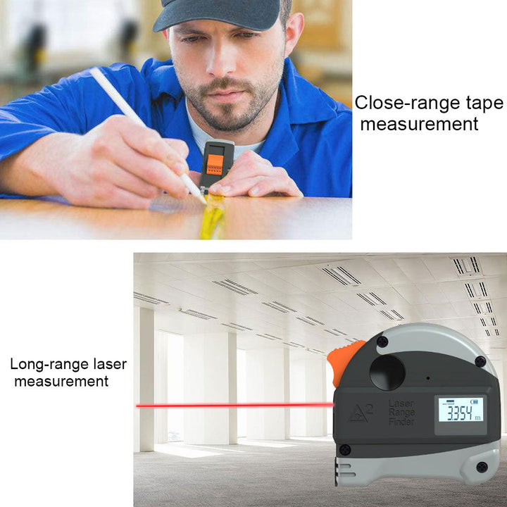 2 in 1 Laser Tape Measure | Stornfield