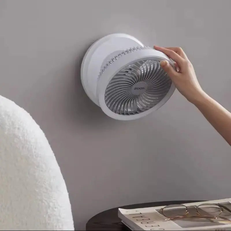 Stornfield | 2-in-1 Fan for Wall & Table – Quiet, Space-saving & Powerful