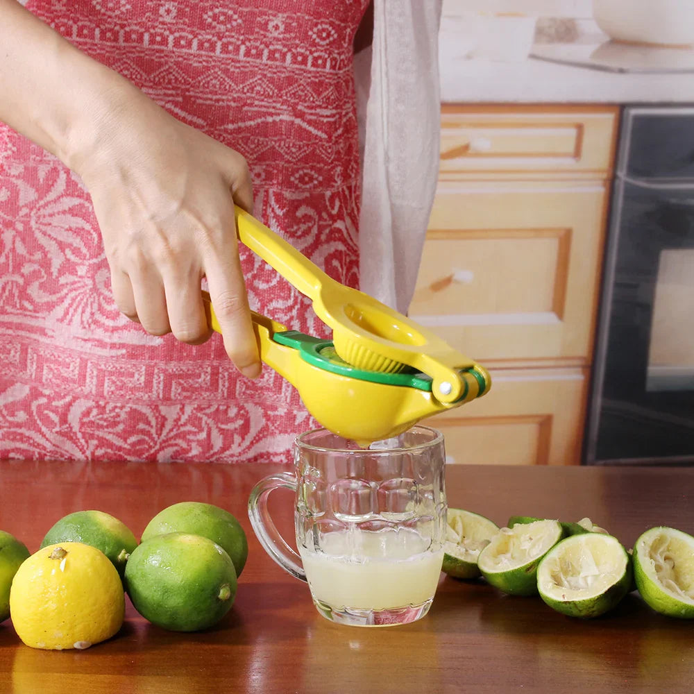 2-In-1 Aluminum Lemon Lime Squeezer and Hand Manual Citrus Juicer | Stornfield