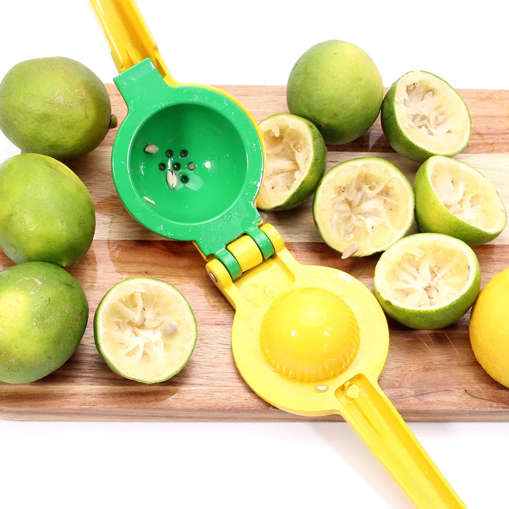 2-In-1 Aluminum Lemon Lime Squeezer and Hand Manual Citrus Juicer | Stornfield