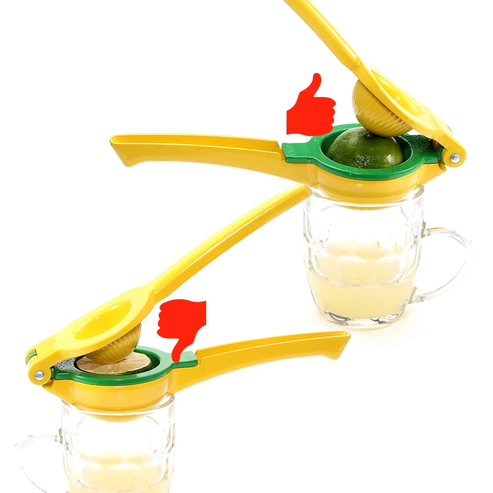2-In-1 Aluminum Lemon Lime Squeezer and Hand Manual Citrus Juicer | Stornfield