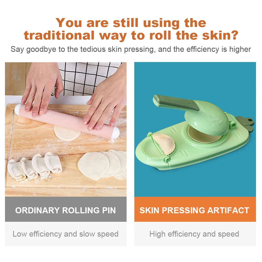 2-in-1 Dumpling Maker and Dough Press Dumpling Making Kitchen Tool | Stornfield