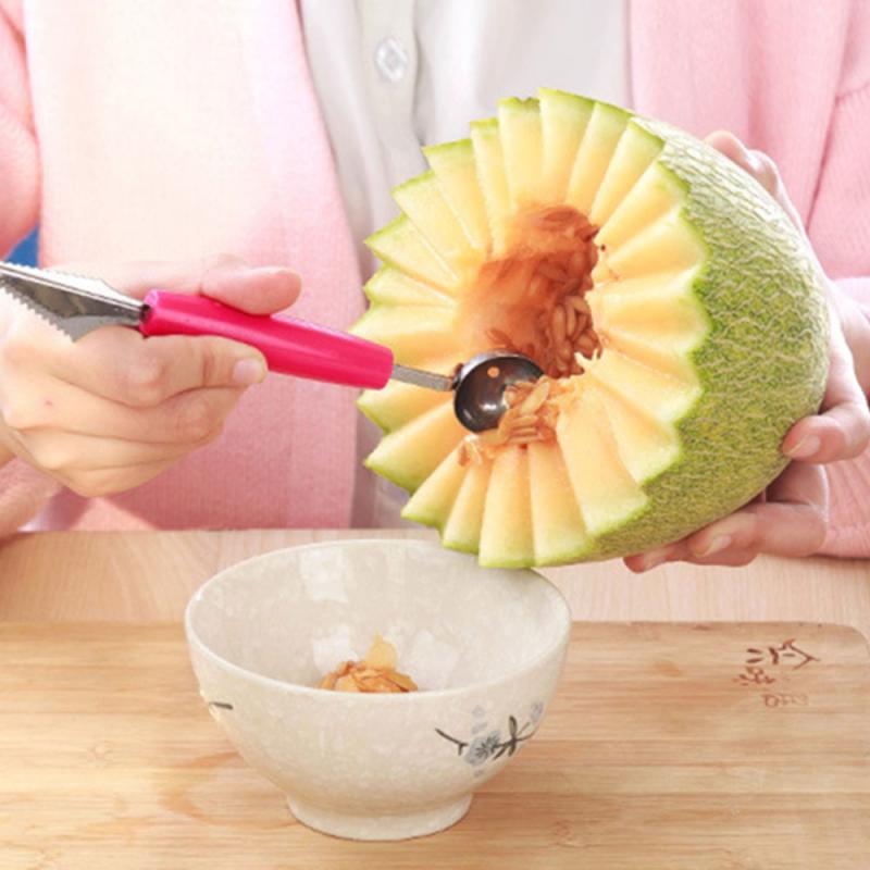 2 In 1 Ice Cream Ball Spoon Double Stainless Steel Carving Knife | Stornfield