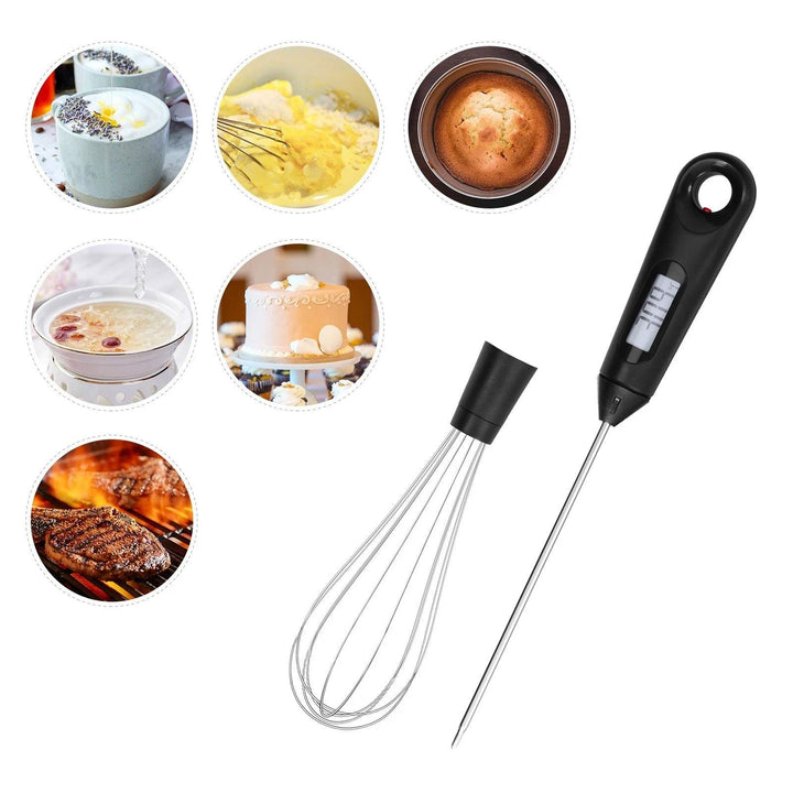 Stornfield | Thermomètre alimentaire instantané 2-en-1 et fouet à œufs