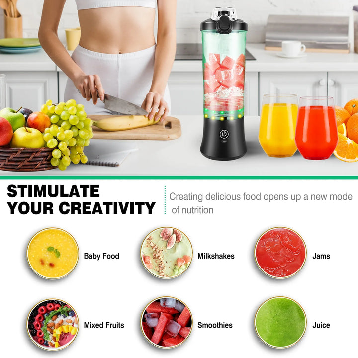 2 in 1 Portable Blender Electric Juicer and Smoothie Mixer Mini Blender | Stornfield