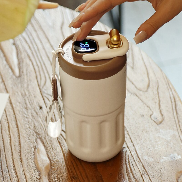 Portable Smart Stainless Steel Coffee Cup | Stornfield