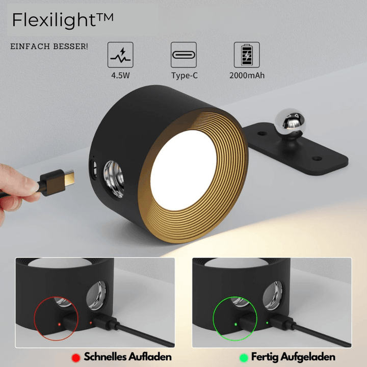 Stornfield | 360° Rechargeable Wireless Wall Lamp | Versatile LED Lighting Solution